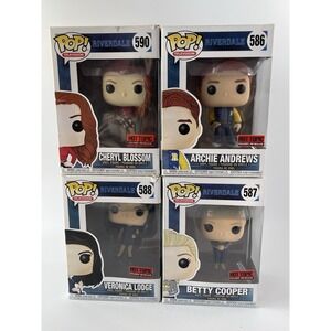 Funko Pop! Riverdale #590, #588, #586, #587  Lot Of 4 Hot Topic Exclusive Pre-Re